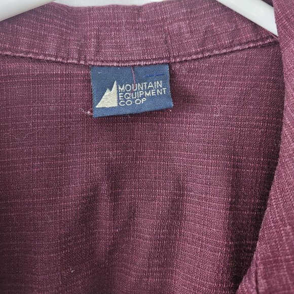 Vintage MEC Organics Burgundy Shirt (M) - Picture 2 of 8